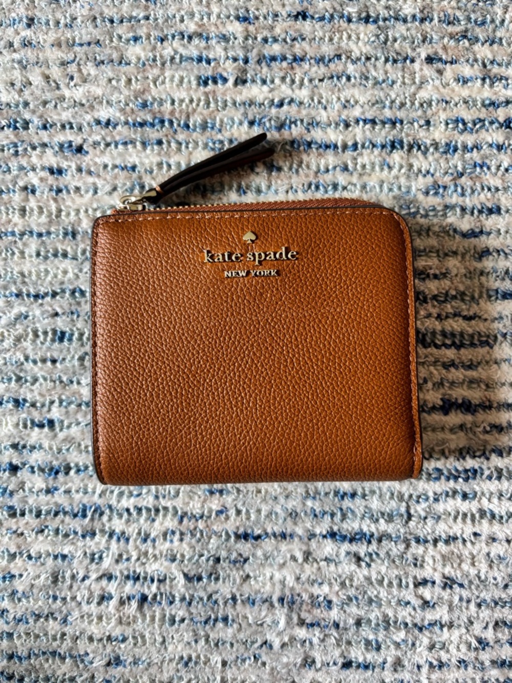 kate spade Brown Zip Around Leather Wallet
